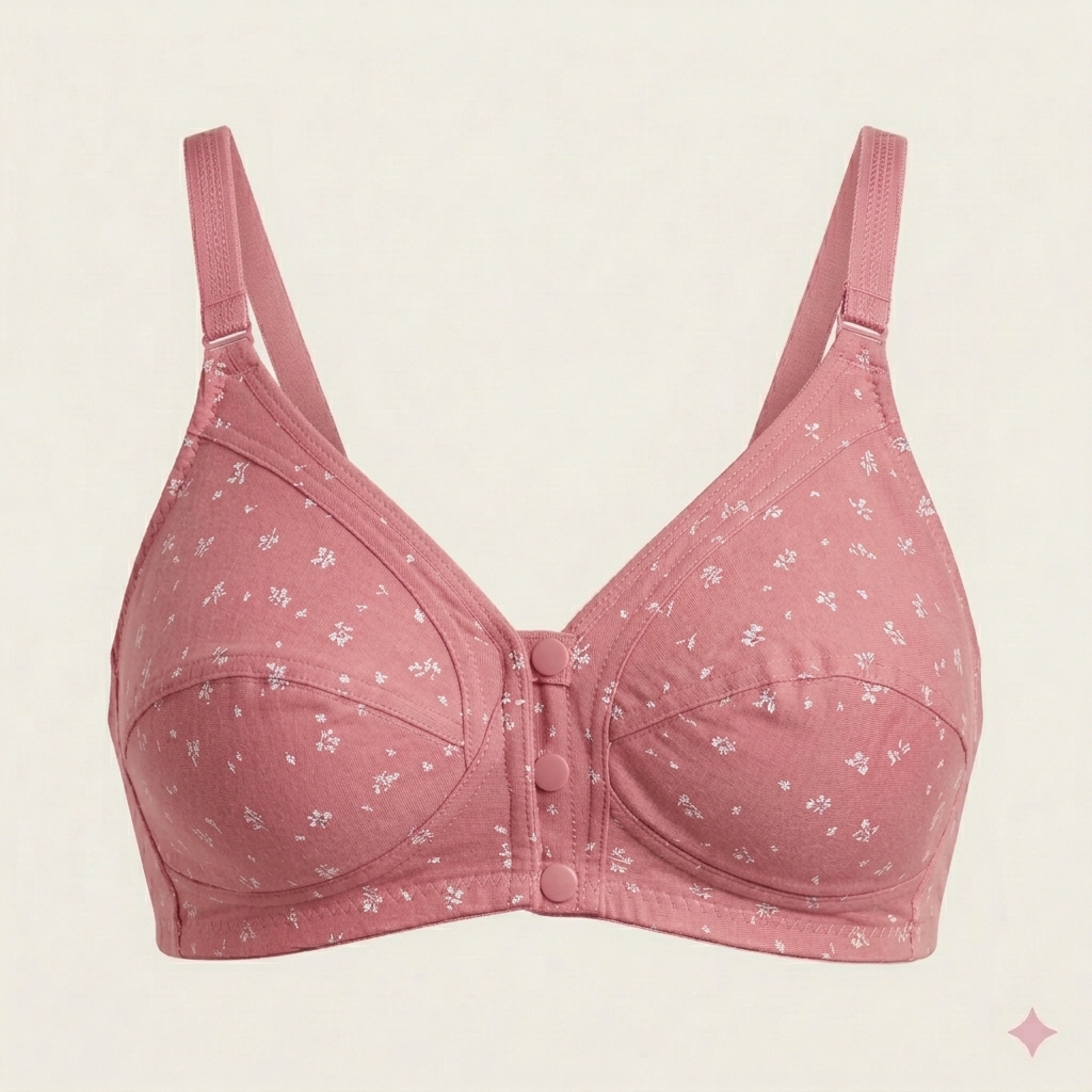 Front Hook Cotton Bra Soft Luxury | Free Home Delivery